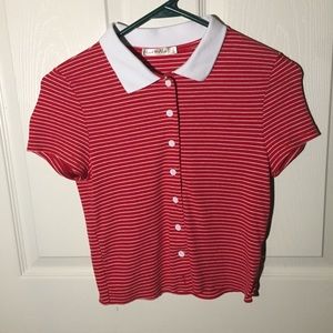 School girl crop top